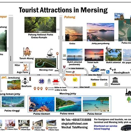 Singleisure Holiday House Mersing Exterior foto